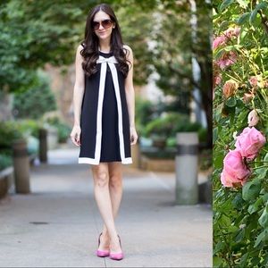 Cece by Cynthia Steffe Black Bow Front Shift Dress